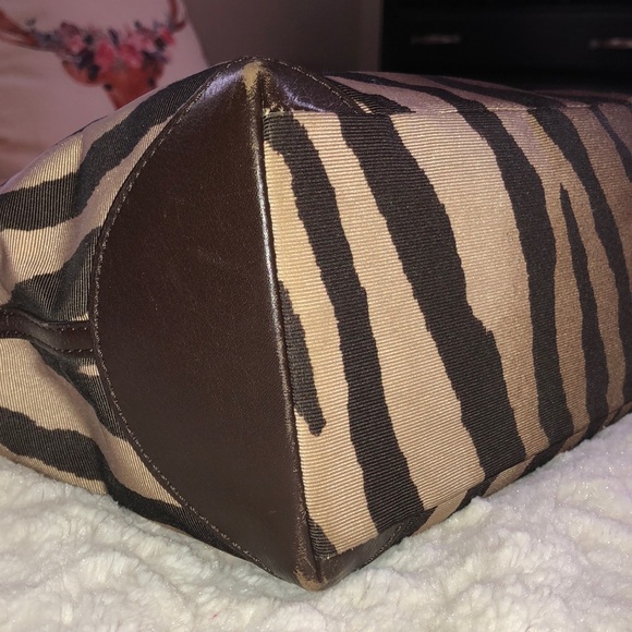 Coach Zebra Print Purse - Picture 4 of 6